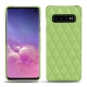 Capa em pele Samsung Galaxy S10 - Vert olive - Couture ( Nappa - Pantone 578U ) 
