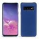 Custodia in pelle Samsung Galaxy S10 - Bleu Océan PU