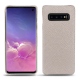 Coque cuir Samsung Galaxy S10 - Taupe innocent