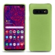 硬质真皮保护套 Samsung Galaxy S10+ - Vert olive ( Nappa - Pantone 578U ) 