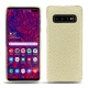 Funda de piel Samsung Galaxy S10+ - Ivoire ( Sleek P C12 - White ) 
