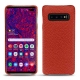 Capa em pele Samsung Galaxy S10+ - Papaye ( Pantone 180C ) 