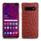 硬质真皮保护套 Samsung Galaxy S10+ - Autruche ciliegia
