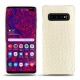 Samsung Galaxy S10+ leather cover - Crocodile milk