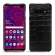 Lederschutzhülle Samsung Galaxy S10+ - Crocodile nero