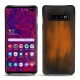 Funda de piel Samsung Galaxy S10+ - Marron Patine