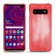 Custodia in pelle Samsung Galaxy S10+ - Rose Patine