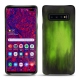 Lederschutzhülle Samsung Galaxy S10+ - Vert Patine