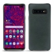 Custodia in pelle Samsung Galaxy S10+ - Blu marino