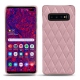 Custodia in pelle Samsung Galaxy S10+ - Rose - Couture ( Nappa - Pantone 2365C ) 