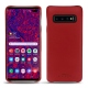 Lederschutzhülle Samsung Galaxy S10+ - Rouge PU