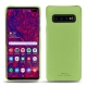 Custodia in pelle Samsung Galaxy S10+ - Vert olive PU
