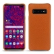 Funda de piel Samsung Galaxy S10+ - Orange vibrant