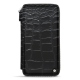 Travel Organiser - Anti-RFID / NFC - Crocodile nero