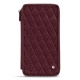 Cartella da viaggio - Anti-RFID / NFC - Lie de vin - Couture ( Pantone 5115C ) 