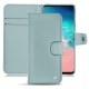 Samsung Galaxy S10E leather case - Bleu ciel ( Nappa - Pantone 277C ) 