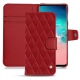 Funda de piel Samsung Galaxy S10E - Rouge - Couture ( Nappa - Pantone 199C ) 