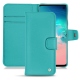 Funda de piel Samsung Galaxy S10E - Bleu fluo