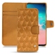 Capa em pele Samsung Galaxy S10E - Or Maïa - Couture