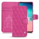 Samsung Galaxy S10E leather case - Rose BB - Couture