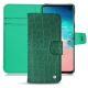 Custodia in pelle Samsung Galaxy S10E - Crocodile pino
