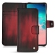 Custodia in pelle Samsung Galaxy S10E - Rouge Patine