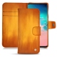 Funda de piel Samsung Galaxy S10E - Orange Patine