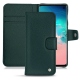 Samsung Galaxy S10E leather case - Vert séduisant