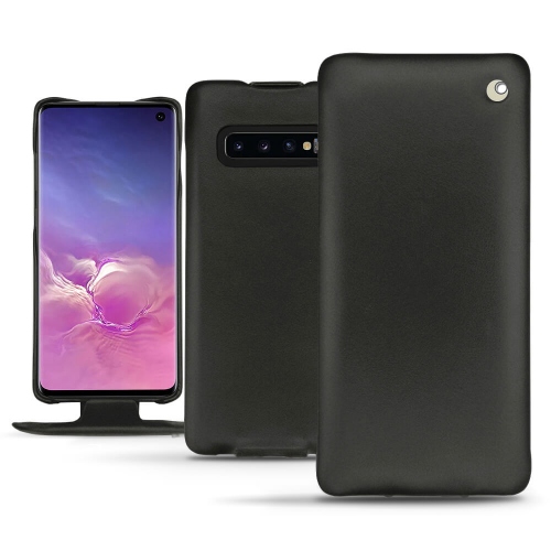 Samsung Galaxy S10 leather case - Noir ( Nappa - Black ) 