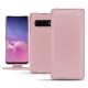 Capa em pele Samsung Galaxy S10 - Rose ( Nappa - Pantone 2365C ) 