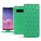 Custodia in pelle Samsung Galaxy S10 - Menthe vintage - Couture