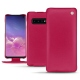 Funda de piel Samsung Galaxy S10 - Rose fluo