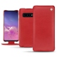 Capa em pele Samsung Galaxy S10 - Rouge troupelenc