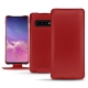 가죽 커버 Samsung Galaxy S10 - Rouge PU
