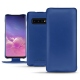 Capa em pele Samsung Galaxy S10 - Bleu Océan PU