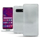 Custodia in pelle Samsung Galaxy S10+ - Platinium ( Pantone 877C ) 