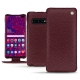 Custodia in pelle Samsung Galaxy S10+ - Lie de vin ( Pantone 5115C ) 