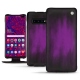 Lederschutzhülle Samsung Galaxy S10+ - Violet Patine