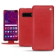 Samsung Galaxy S10+ leather case - Rouge troupelenc
