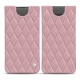 Funda de piel Samsung Galaxy S10 - Rose - Couture ( Nappa - Pantone 2365C ) 