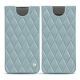 Capa em pele Samsung Galaxy S10 - Bleu ciel - Couture ( Nappa - Pantone 277C ) 