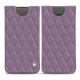 Custodia in pelle Samsung Galaxy S10 - Lilas - Couture ( Nappa - Pantone 2645U ) 