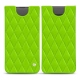 Funda de piel Samsung Galaxy S10 - Vert fluo - Couture