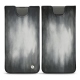Pochette cuir Samsung Galaxy S10 - Gris Patine