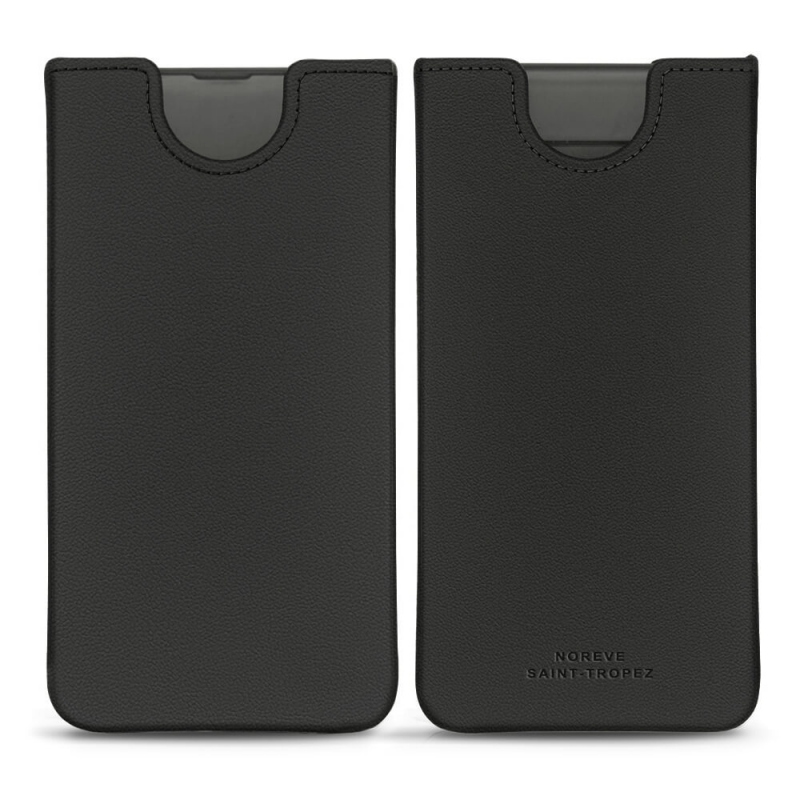 Pochette cuir Samsung Galaxy S10 - Noir PU