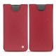Samsung Galaxy S10 leather pouch - Rouge passion