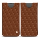 Custodia in pelle Samsung Galaxy S10+ - Marron - Couture ( Nappa - Pantone 1615C ) 