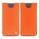가죽 커버 Samsung Galaxy S10+ - Orange fluo