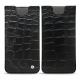 Samsung Galaxy S10+ leather pouch - Crocodile nero