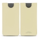Capa em pele Samsung Galaxy S10+ - Beige PU